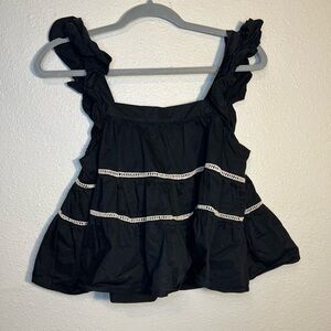 EN SAISON tara top in black